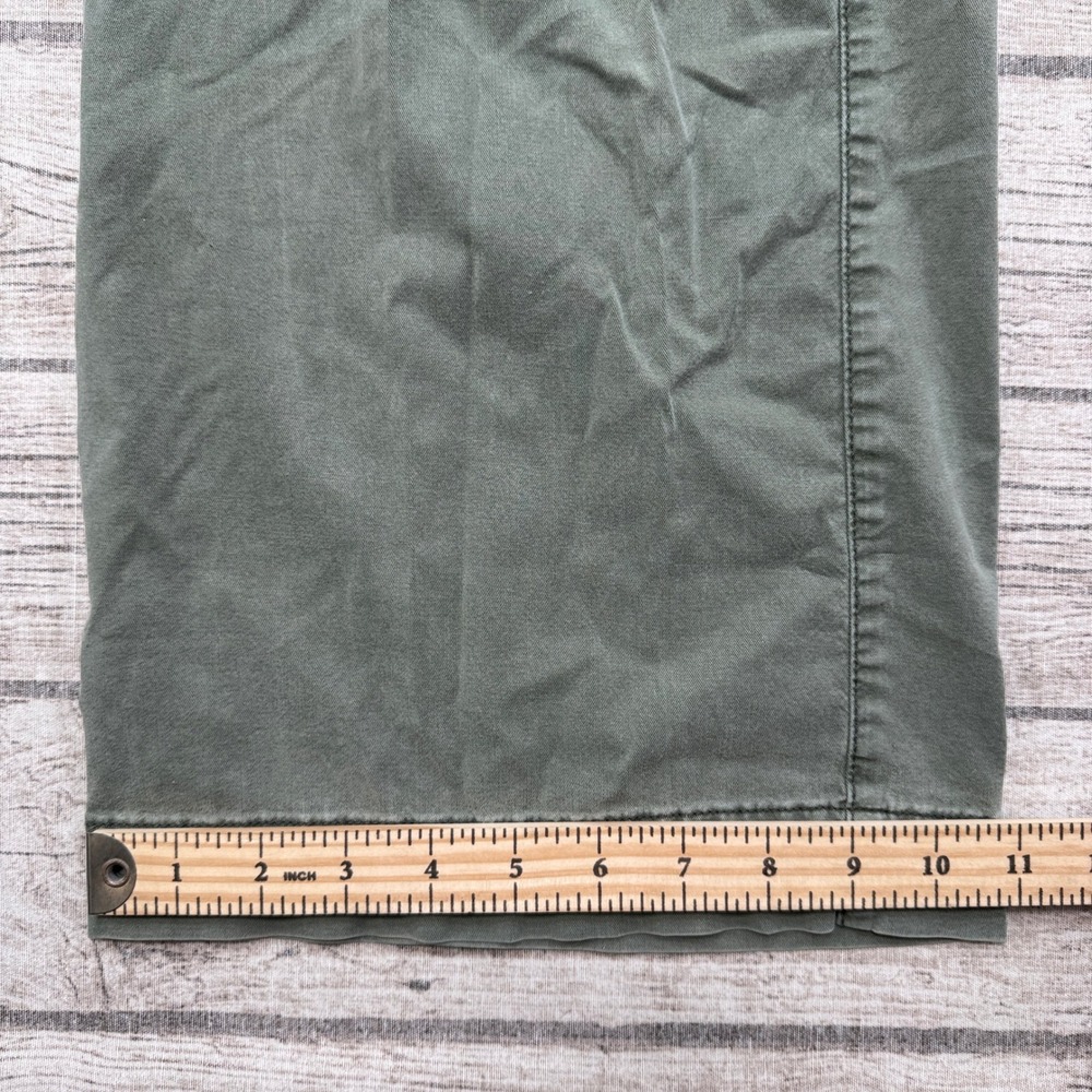 Garage Cargo Pants Womens 11 Olive Green Wide Leg Relaxed Fit Utility Streetwear - Picture 6 of 9